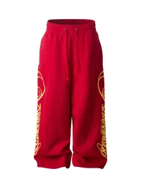 KARMANISTIC | Vintage Embroidered Straight-Leg Sweatpants