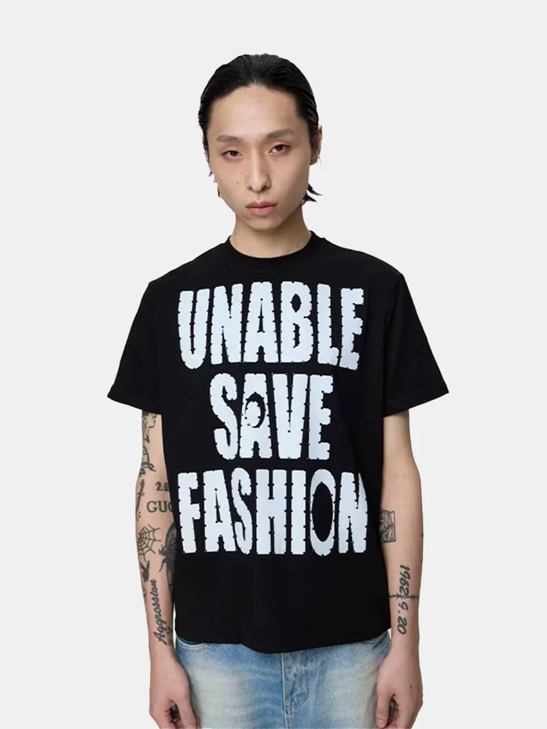 KARMANISTIC | Vintage Rhinestone Graphic T-Shirt