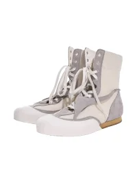SELVMAKE | Two-Tone Mesh High-Top Training Shoes