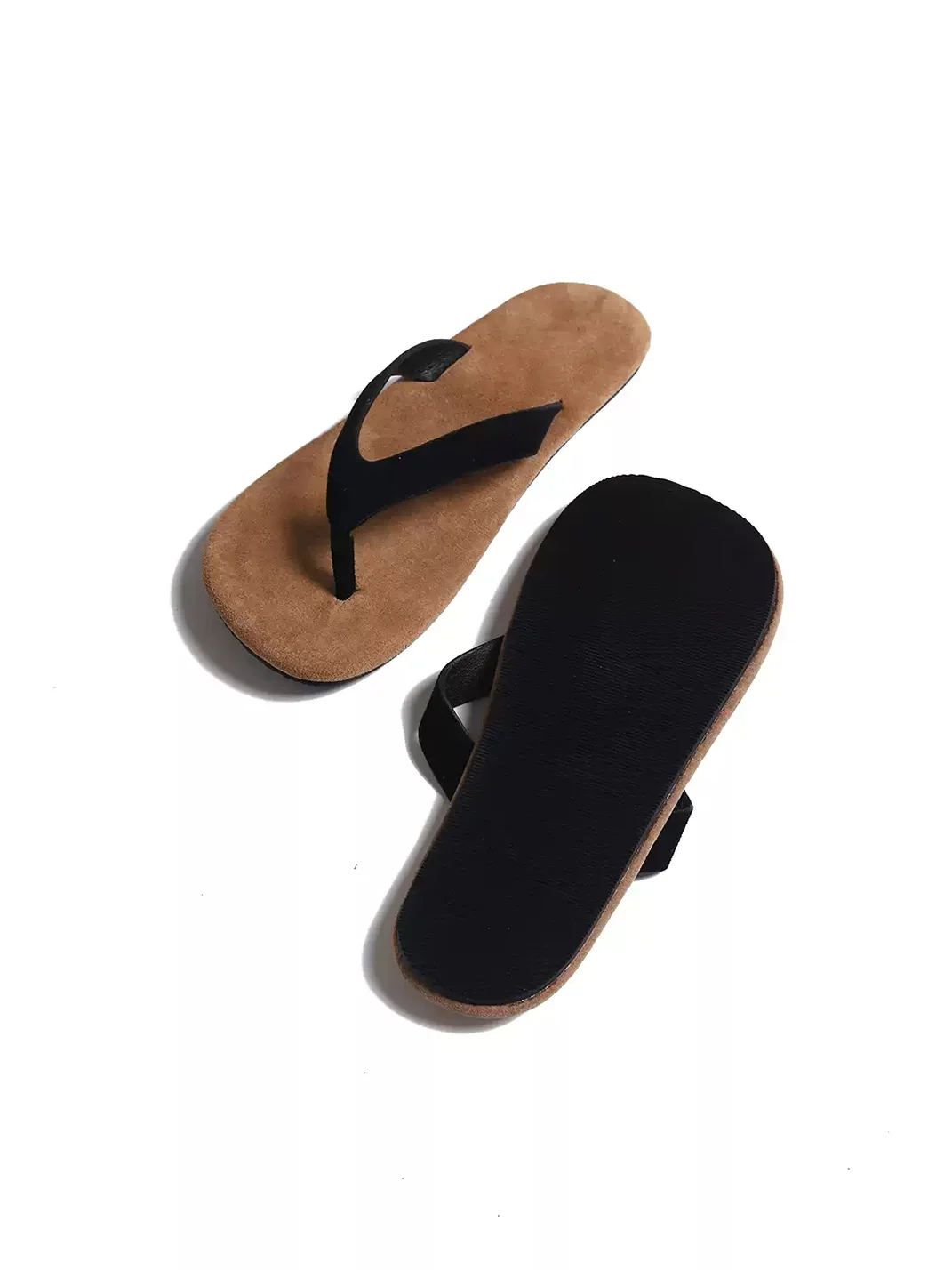 SELVMAKE | Leather Flip-Flop Slippers