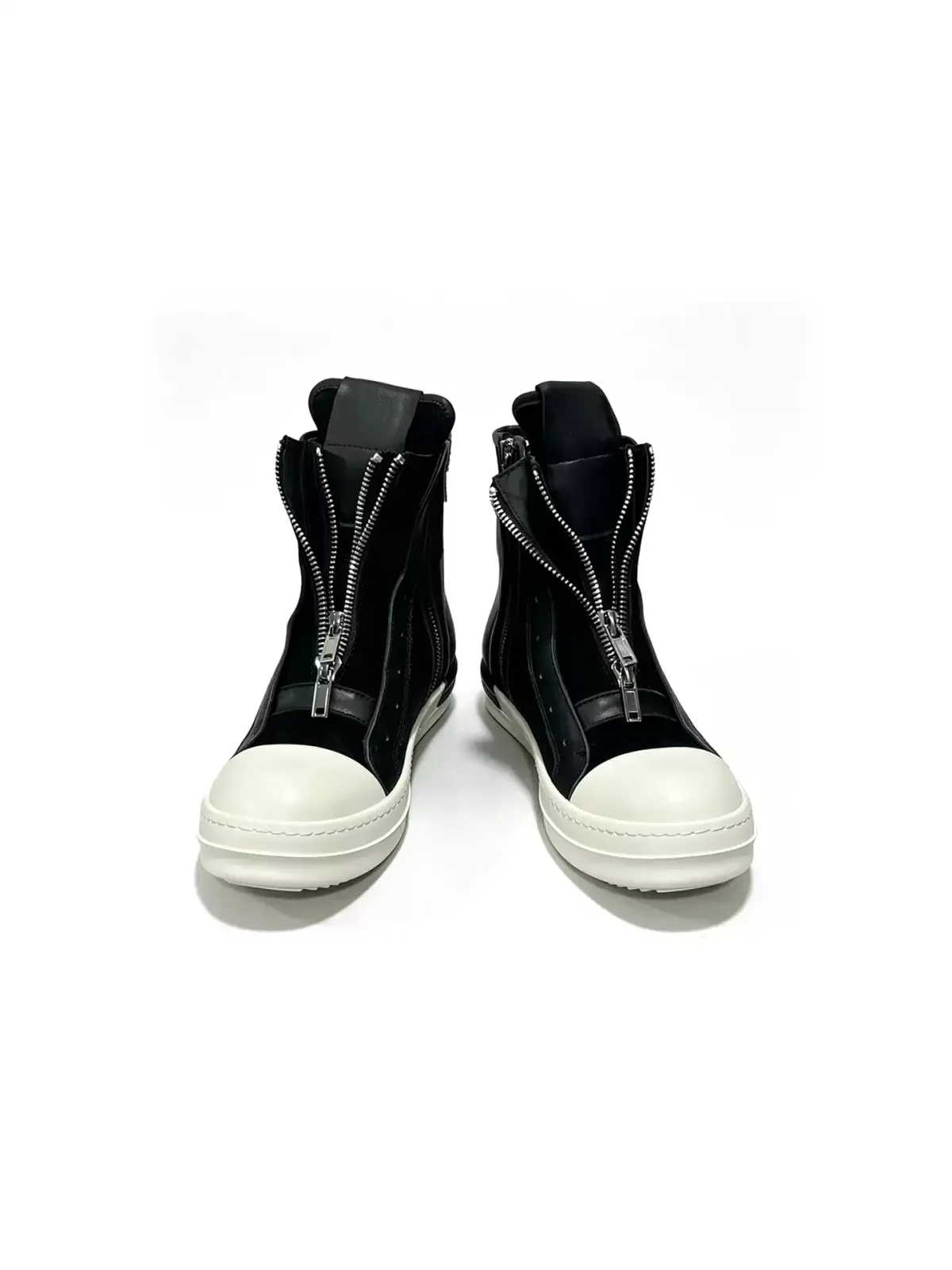 SELVMAKE | High-Top Double-Zip Platform Sneakers