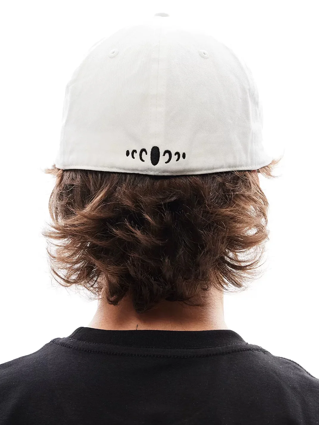 KARMANISTIC | Embroidered Lettering Flat-Brim Cap