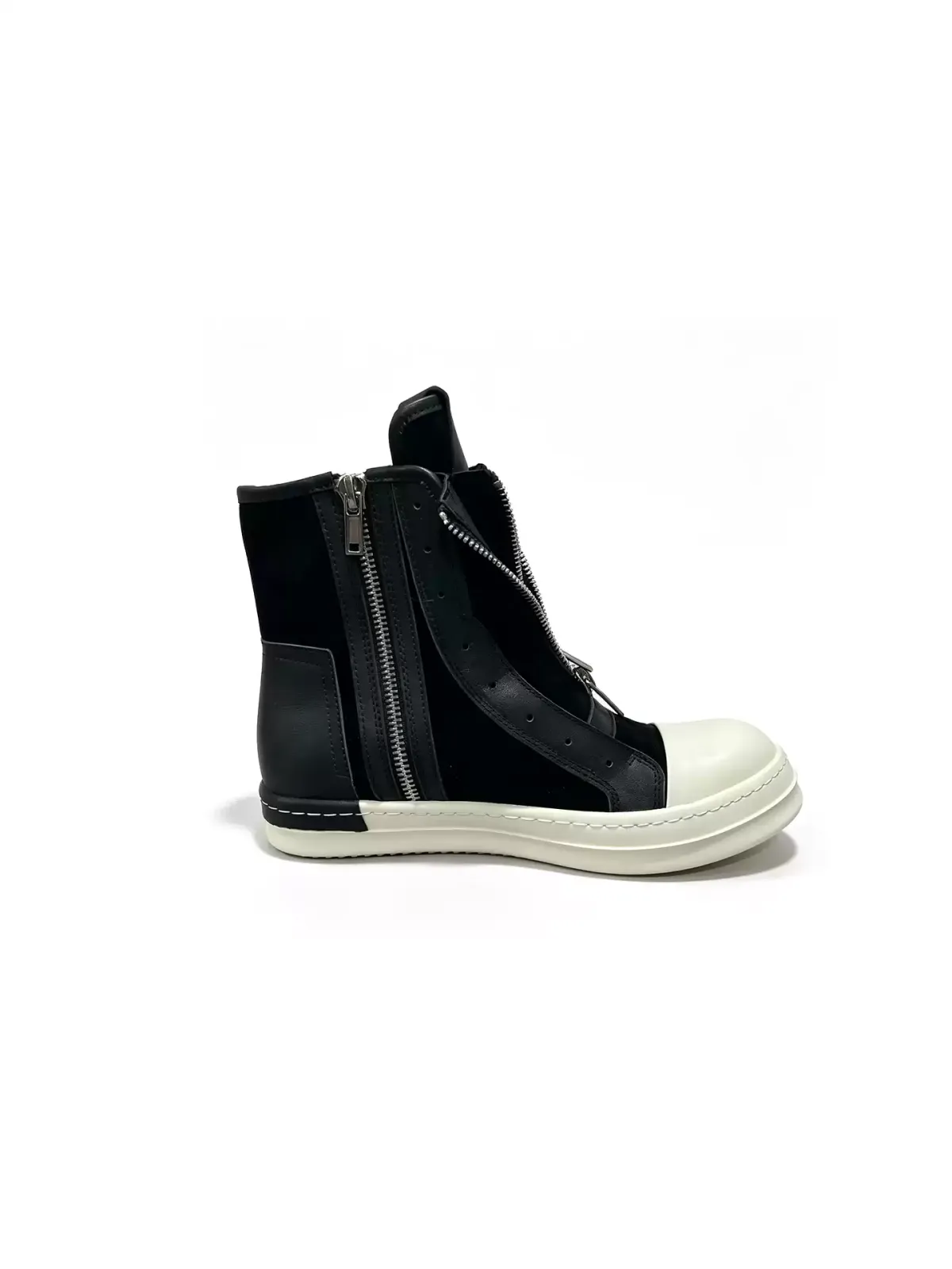 SELVMAKE | High-Top Double-Zip Platform Sneakers