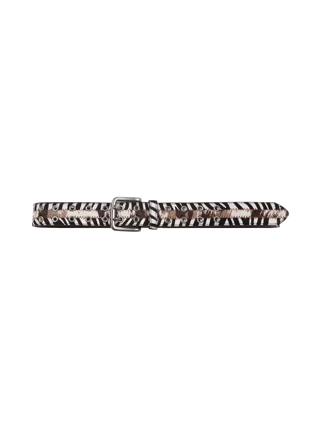 WHISTLEHUNTER | Vintage Zebra Leopard Print Leather Belt