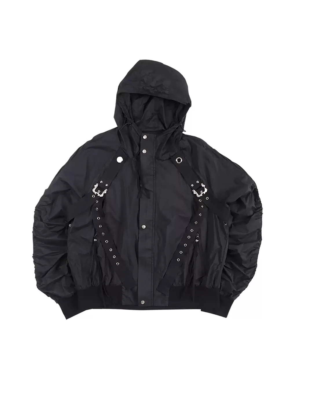 WHISTLEHUNTER | Retro Pleated Hooded Sun Protection Jacket