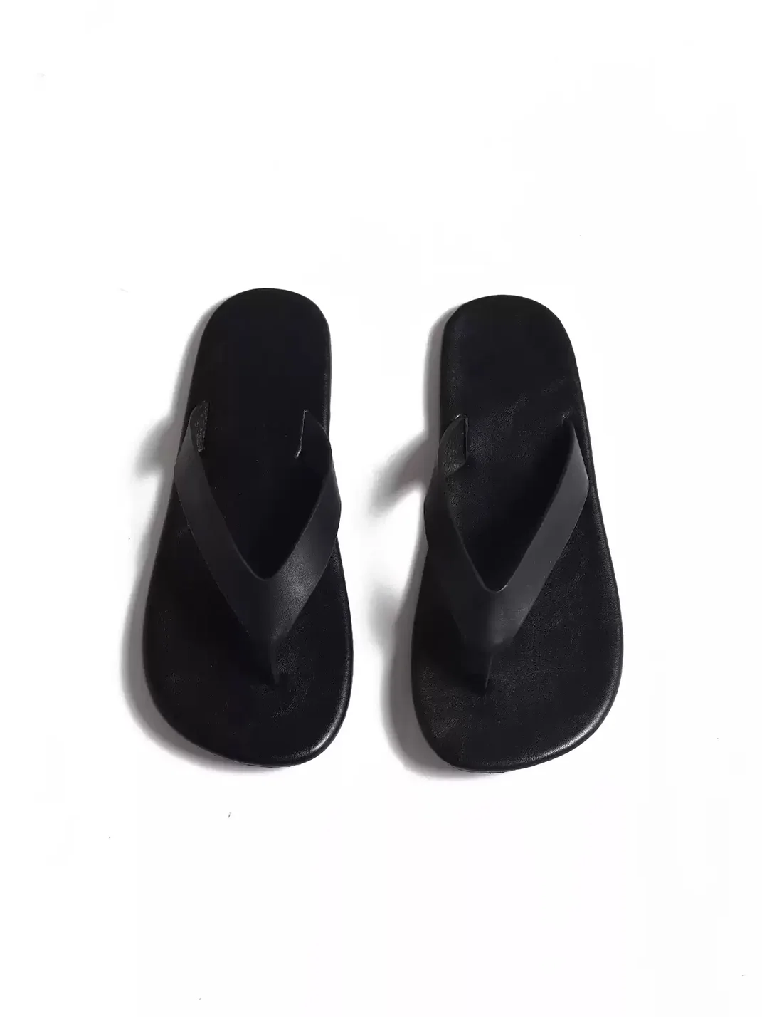 SELVMAKE | Leather Flip-Flop Slippers