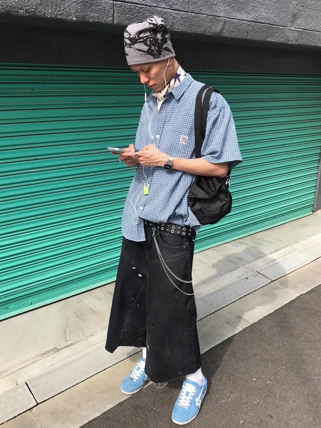 RIPSTAR | Sky Blue Retro Sport Mules