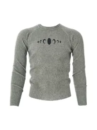 KARMANISTIC | Slim Fit Moon Phase Ribbed Sweater