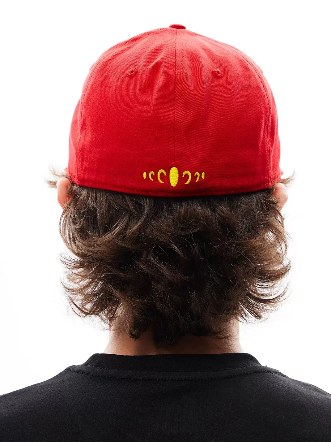 KARMANISTIC | Embroidered Lettering Flat-Brim Cap