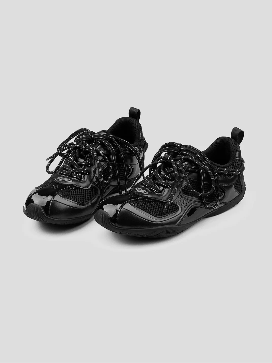 HANQIAORIJI | Mesh Panel Low-Top Casual Sneakers