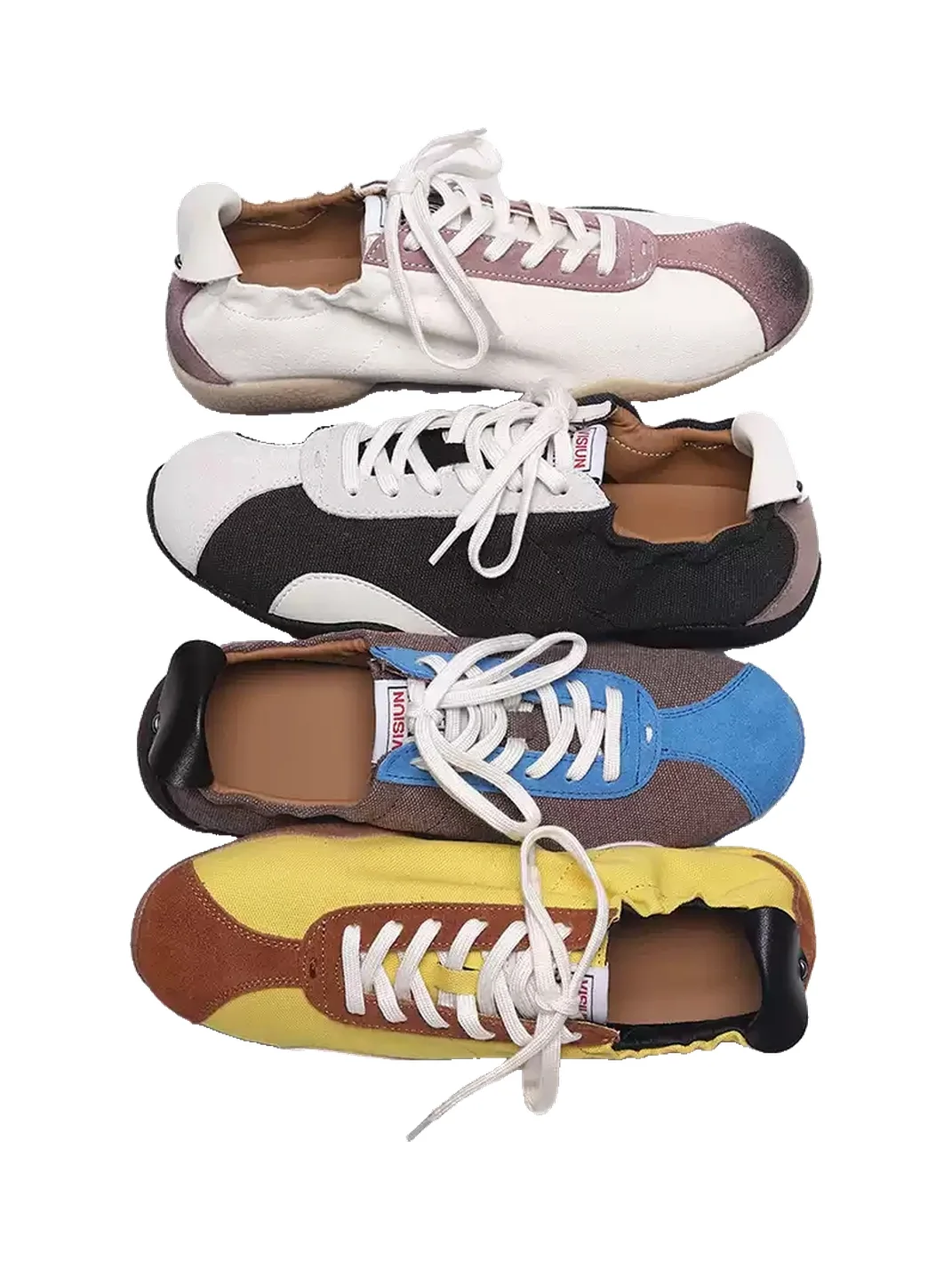 SELVMAKE | Colorblock Ballet Trainer Shoes