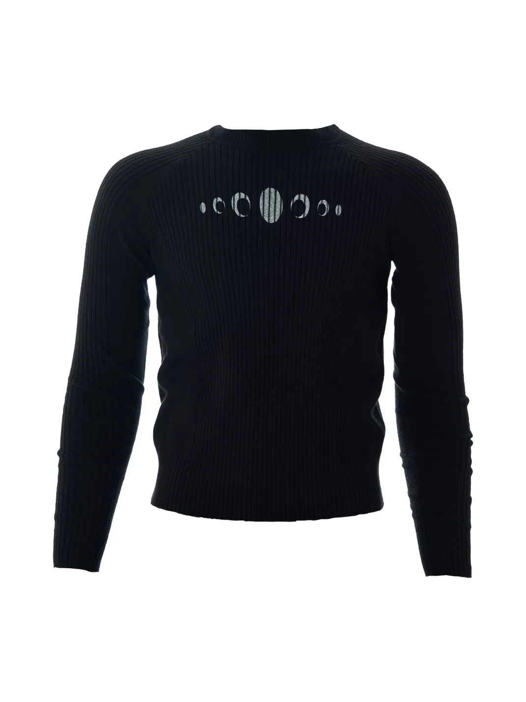 KARMANISTIC | Slim Fit Moon Phase Ribbed Sweater