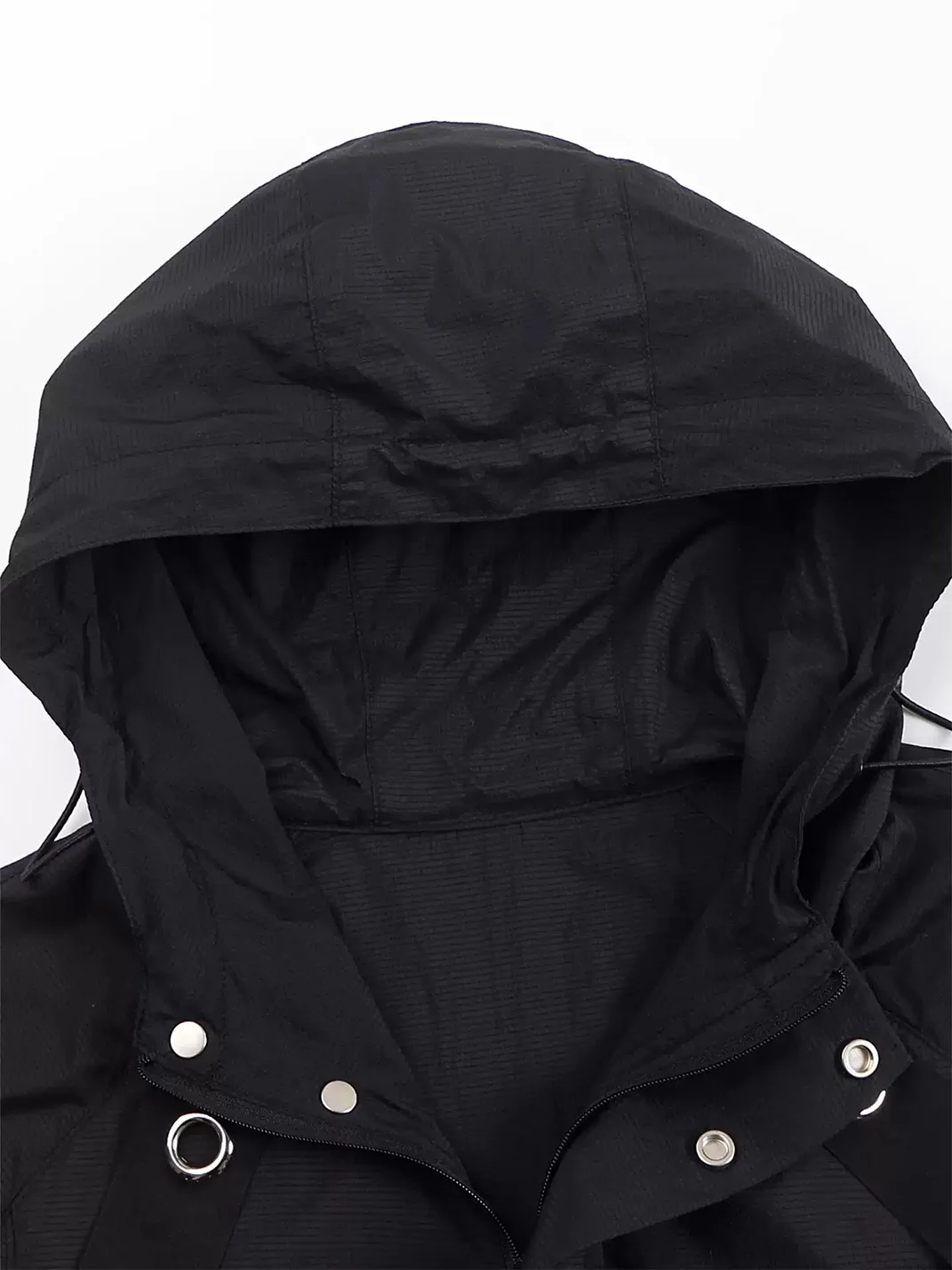 WHISTLEHUNTER | Retro Pleated Hooded Sun Protection Jacket