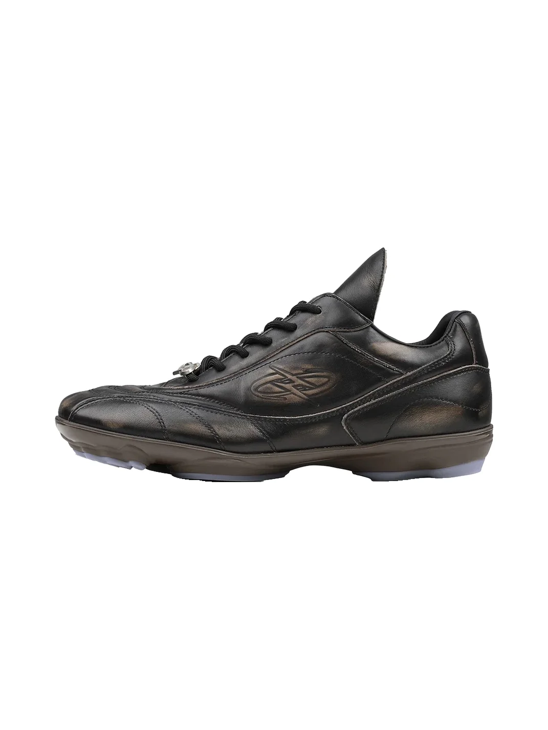 HANQIAORIJI | Distressed Leather German Trainer Sneakers