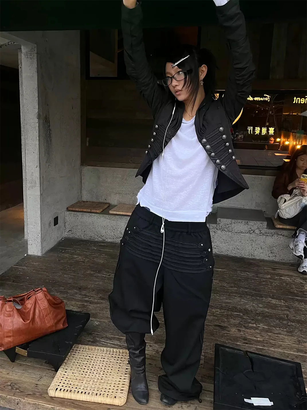 WHISTLEHUNTER | Napoleon Court Wide-Leg Casual Trousers