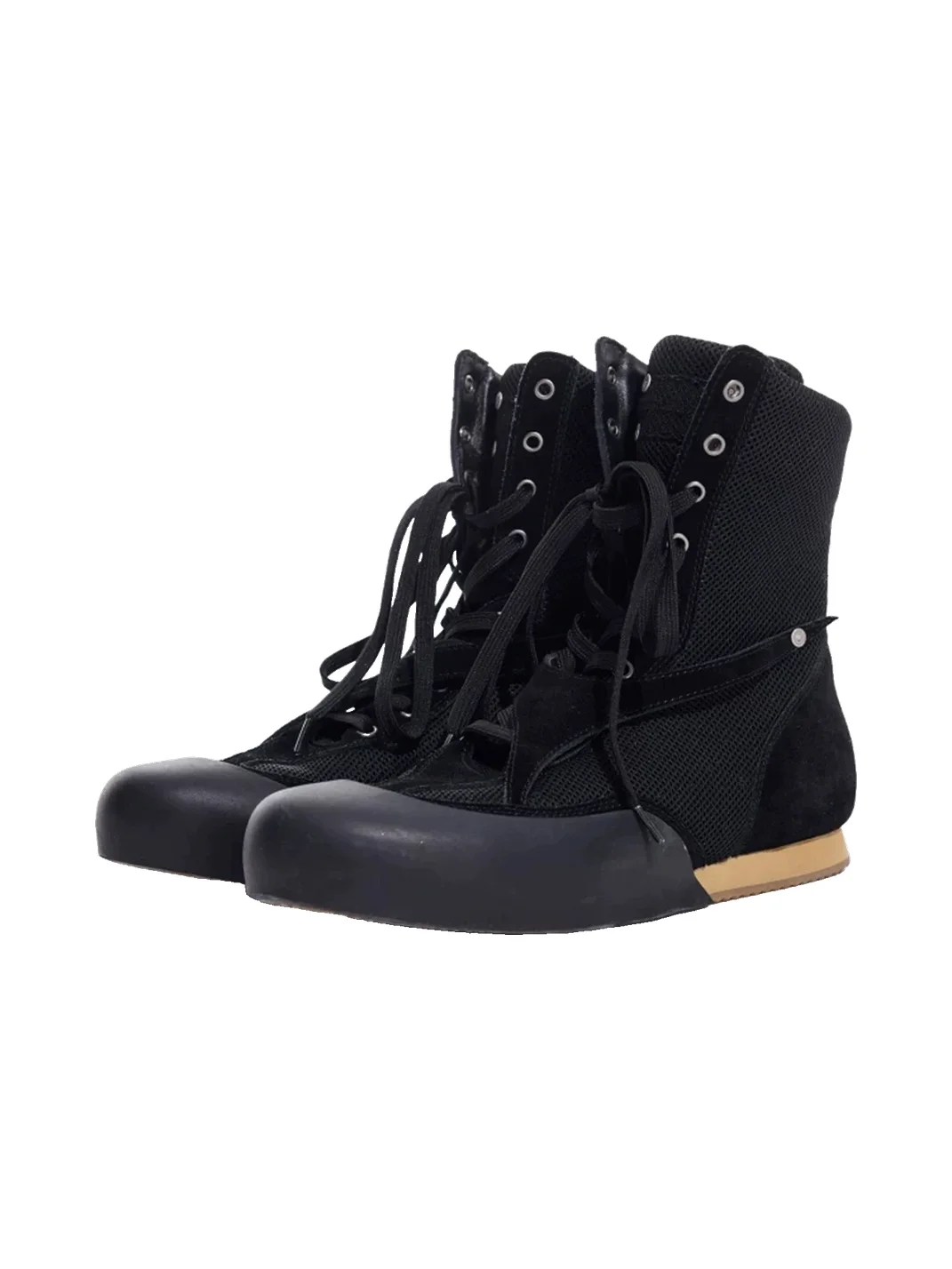 SELVMAKE | Two-Tone Mesh High-Top Training Shoes