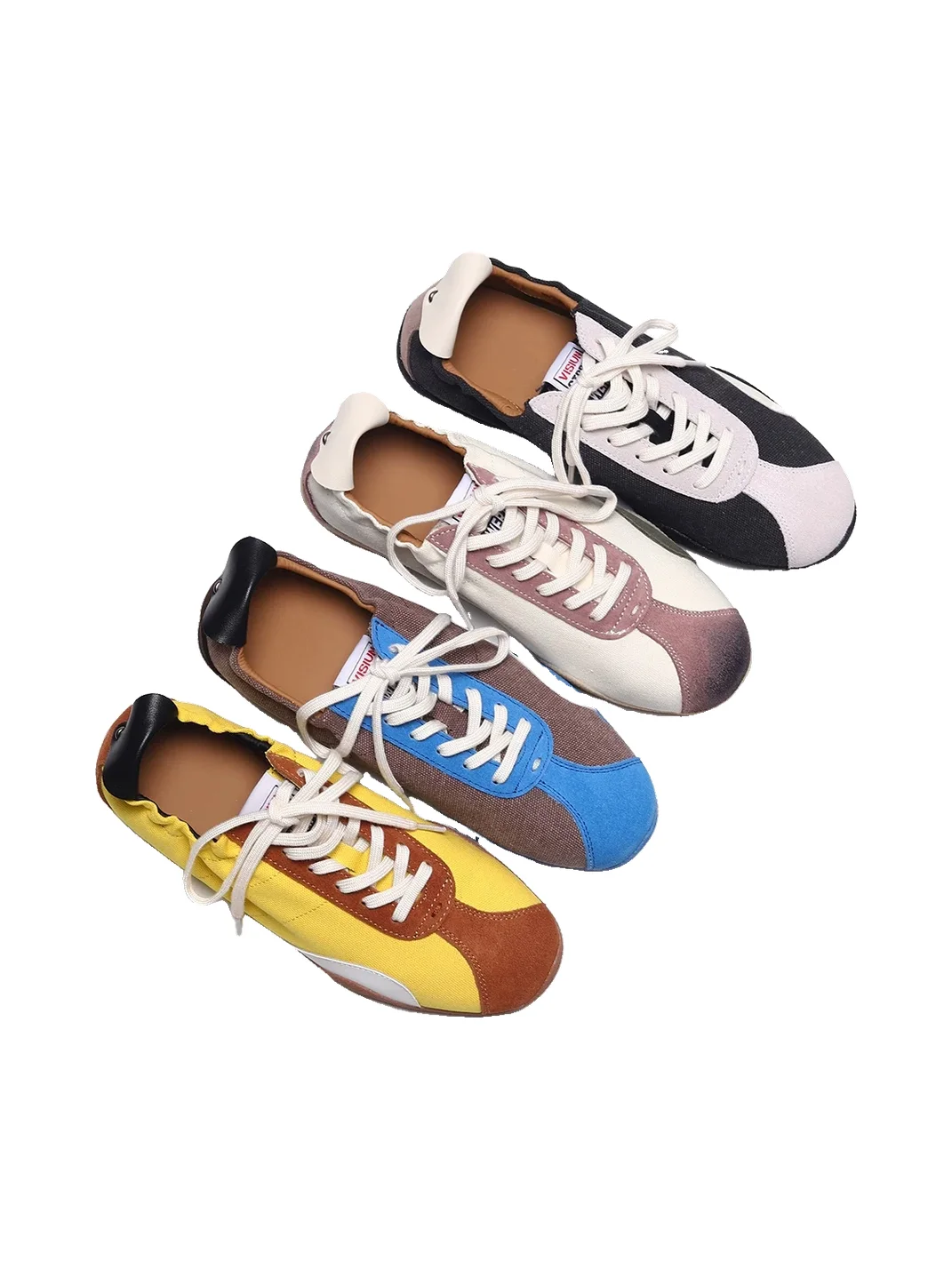 SELVMAKE | Colorblock Ballet Trainer Shoes