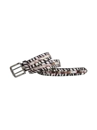 WHISTLEHUNTER | Vintage Zebra Leopard Print Leather Belt