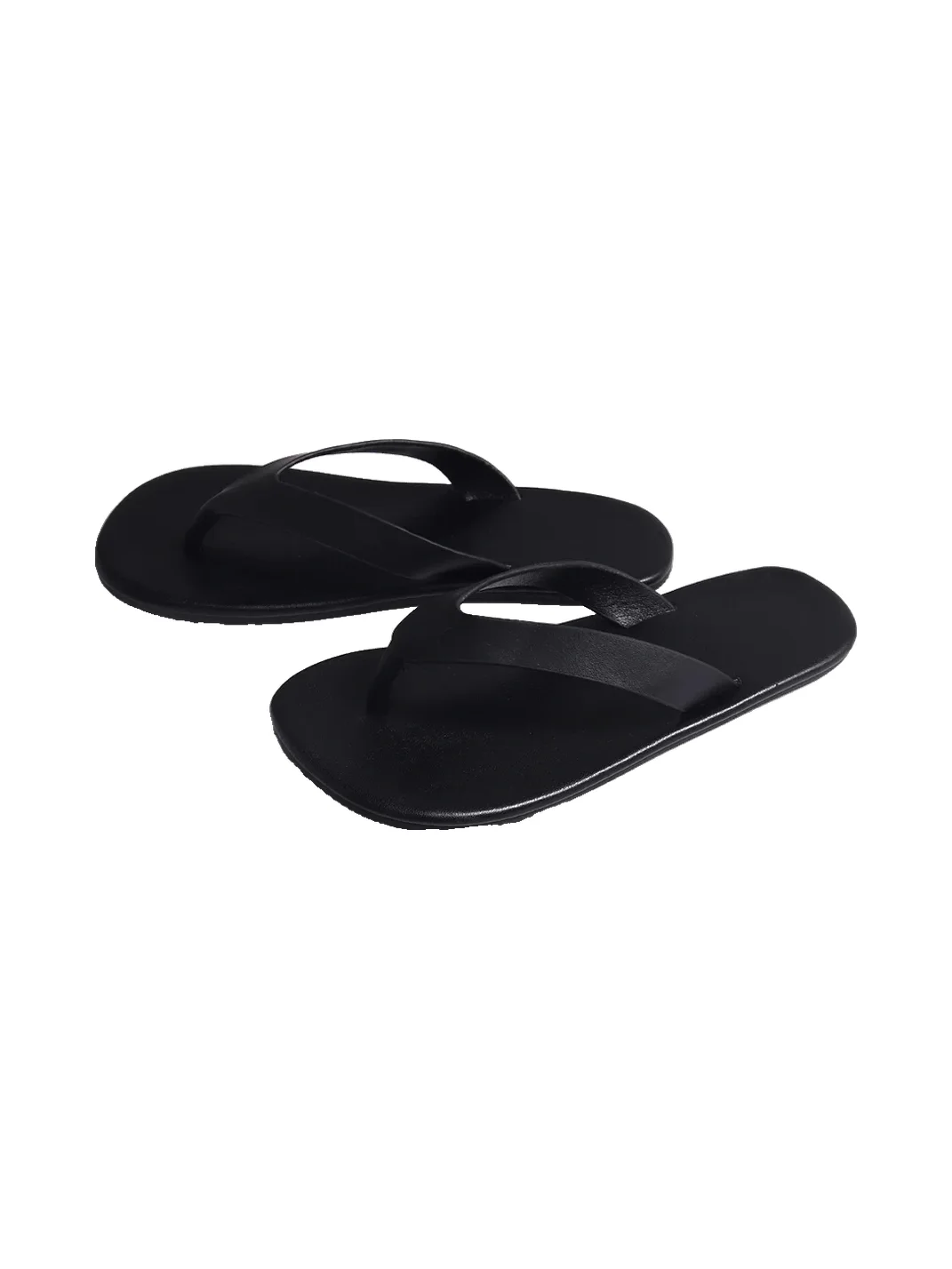 SELVMAKE | Leather Flip-Flop Slippers