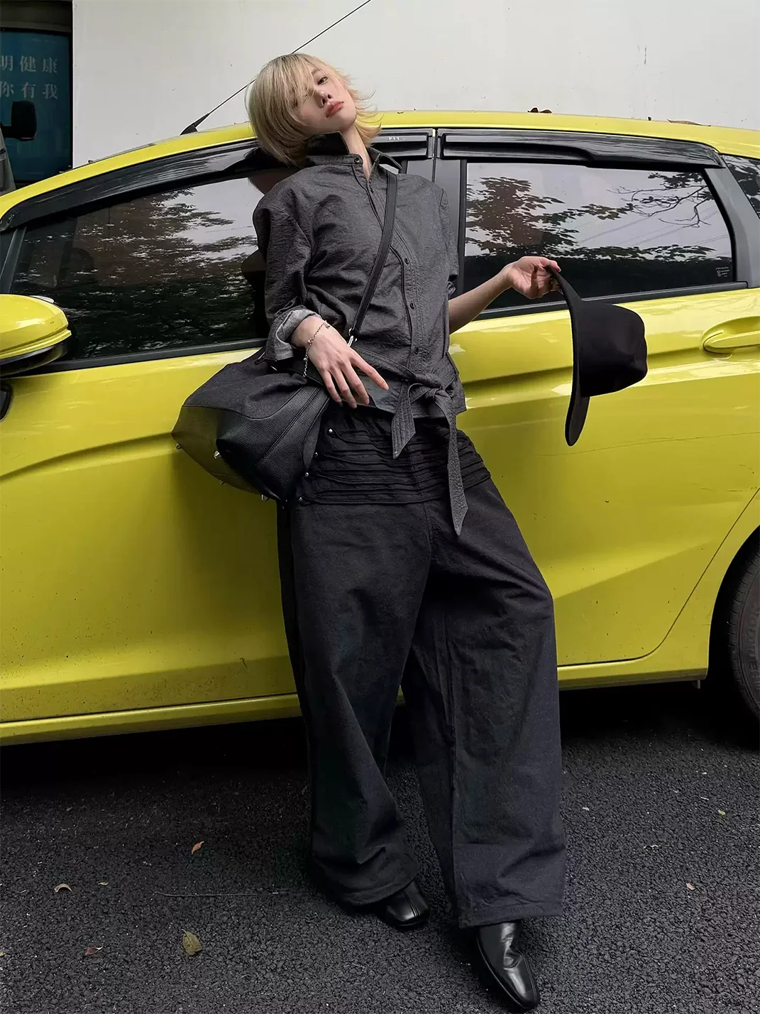 WHISTLEHUNTER | Napoleon Court Wide-Leg Casual Trousers