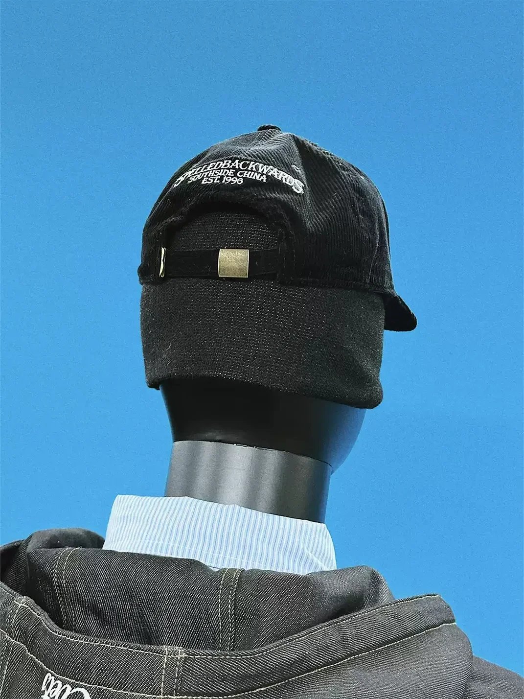 EVETS | Adjustable Corduroy Flat Brim Baseball Cap