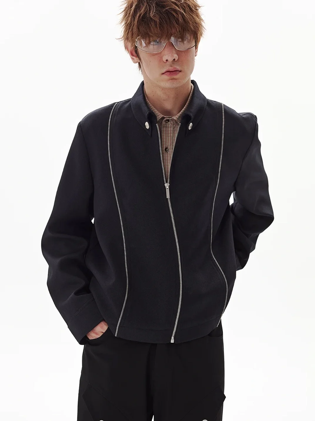 PasET | Cropped Wide-Fit Zip Jacket