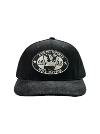 EVETS | Adjustable Corduroy Flat Brim Baseball Cap