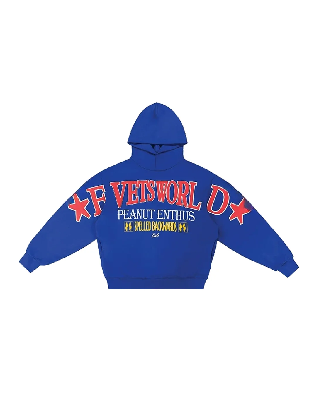 EVETS | Oversized Puff Print Graphic Hoodie
