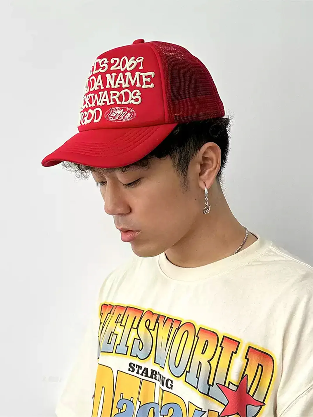 EVETS | Puff Print Adjustable Trucker Hat