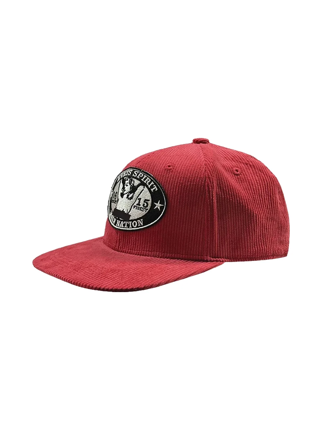 EVETS | Adjustable Corduroy Flat Brim Baseball Cap