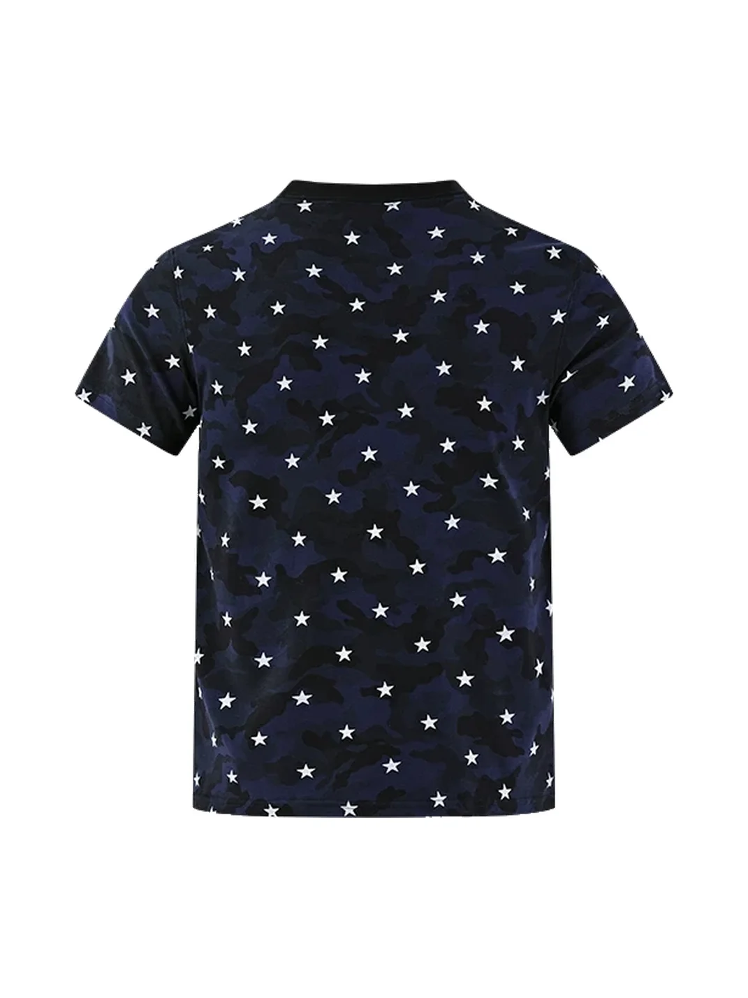 PasET | Slim Fit Star Camouflage Cross Print T-Shirt