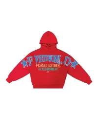EVETS | Oversized Puff Print Graphic Hoodie