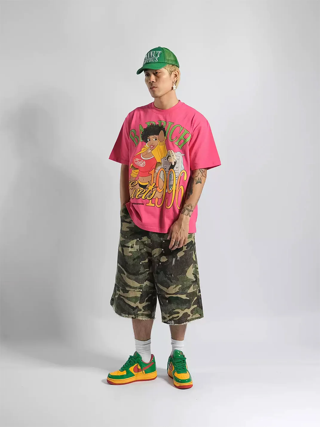 EVETS | Cartoon Graphic Short Sleeve T-Shirt