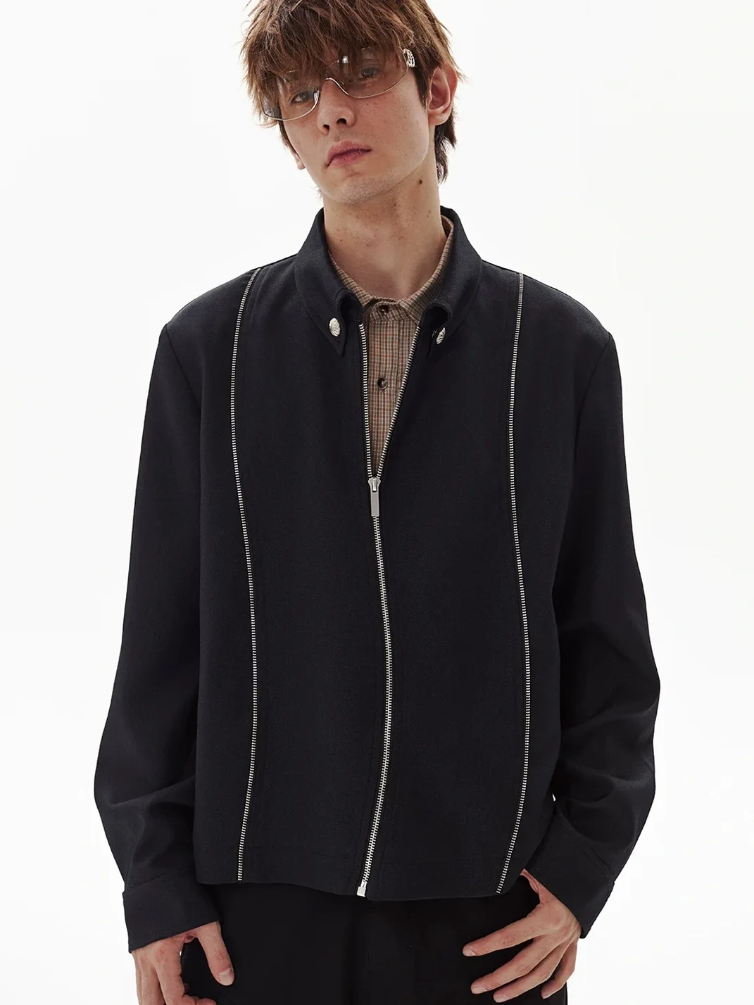 PasET | Cropped Wide-Fit Zip Jacket