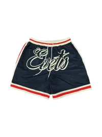 EVETS | Printed Drawstring Basketball Shorts