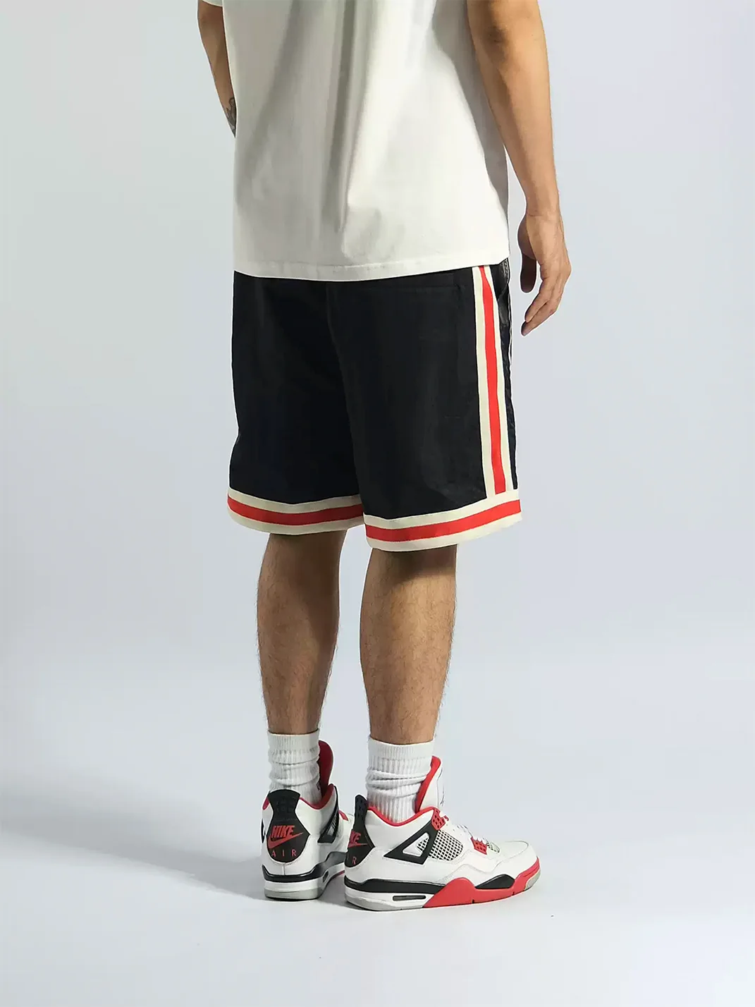 EVETS | Printed Drawstring Basketball Shorts