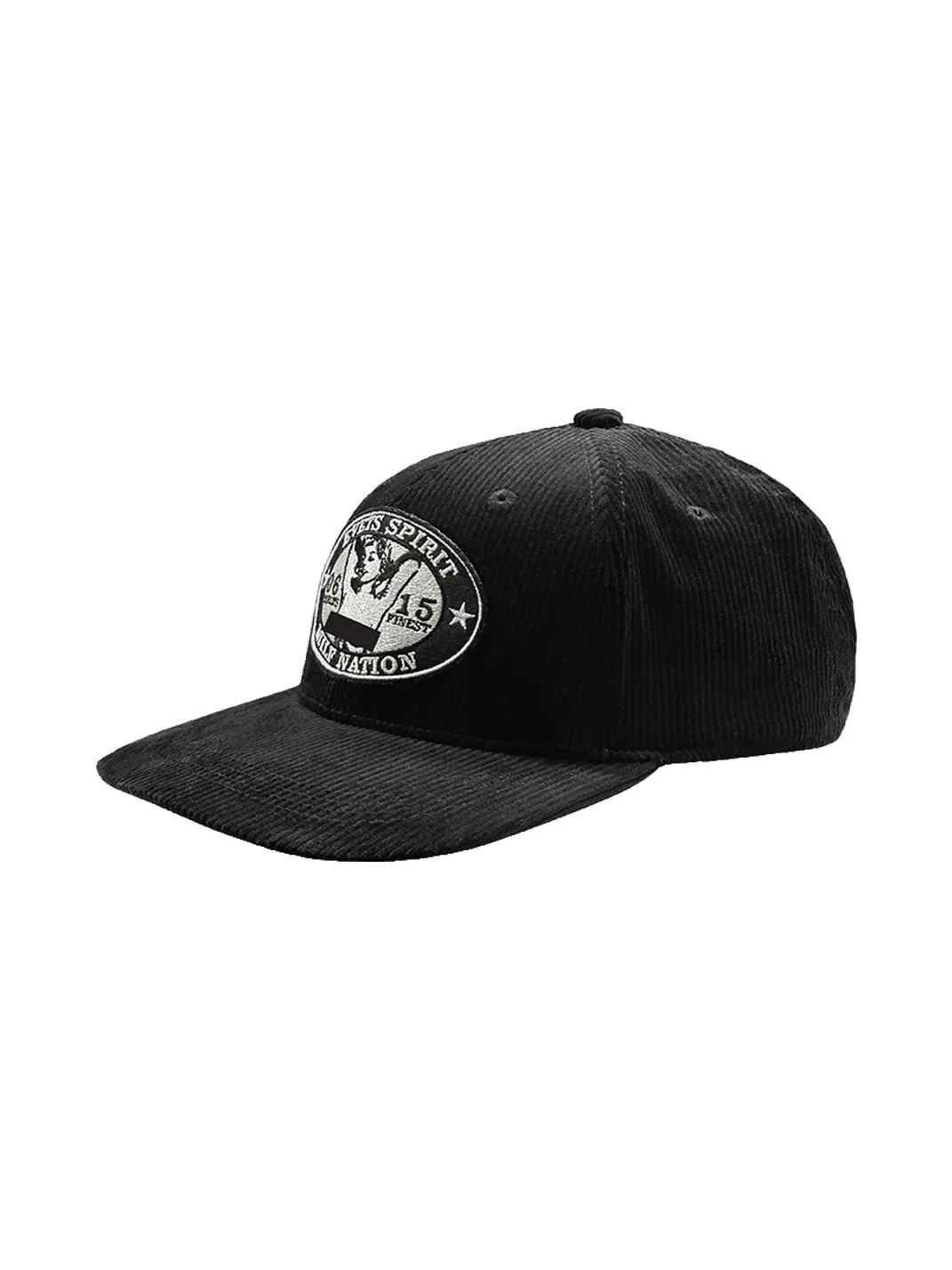 EVETS | Adjustable Corduroy Flat Brim Baseball Cap