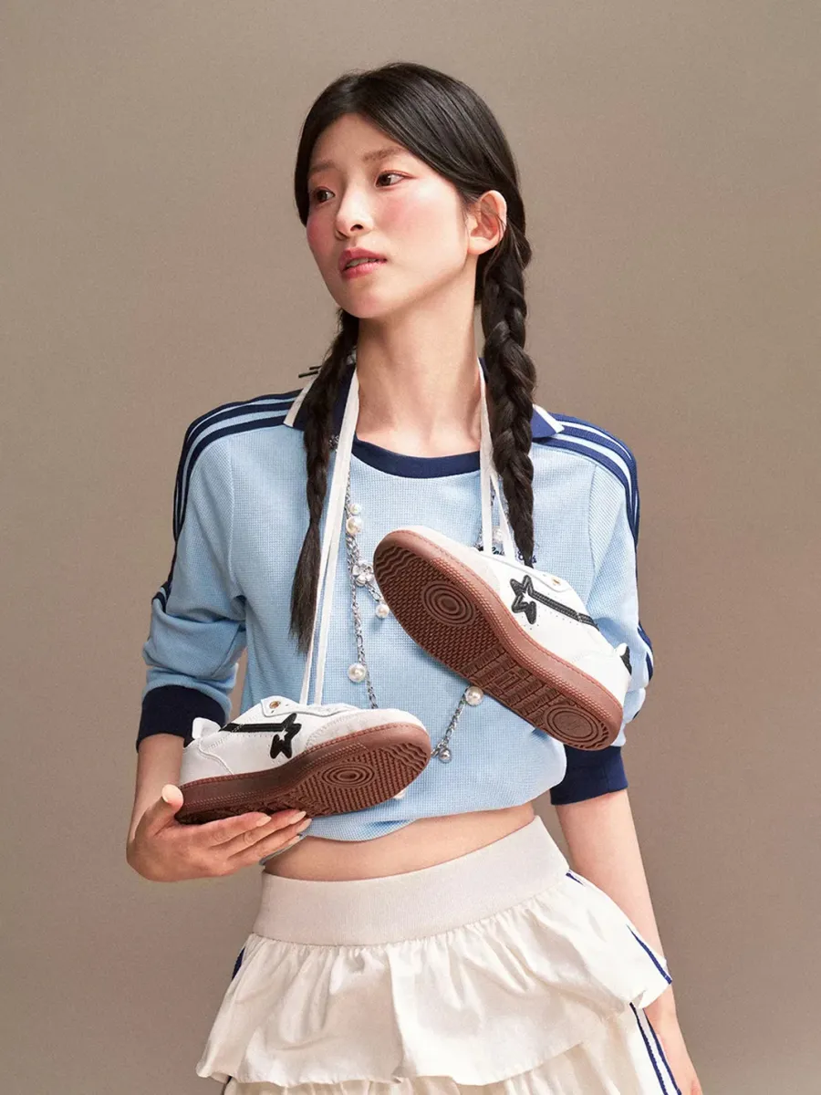 RIPSTAR | Breathable Retro Crew Trainer Sneakers - 4