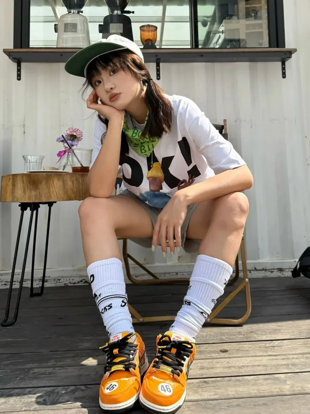 RIPSTAR | Orange Racing Low Top Skate Sneakers