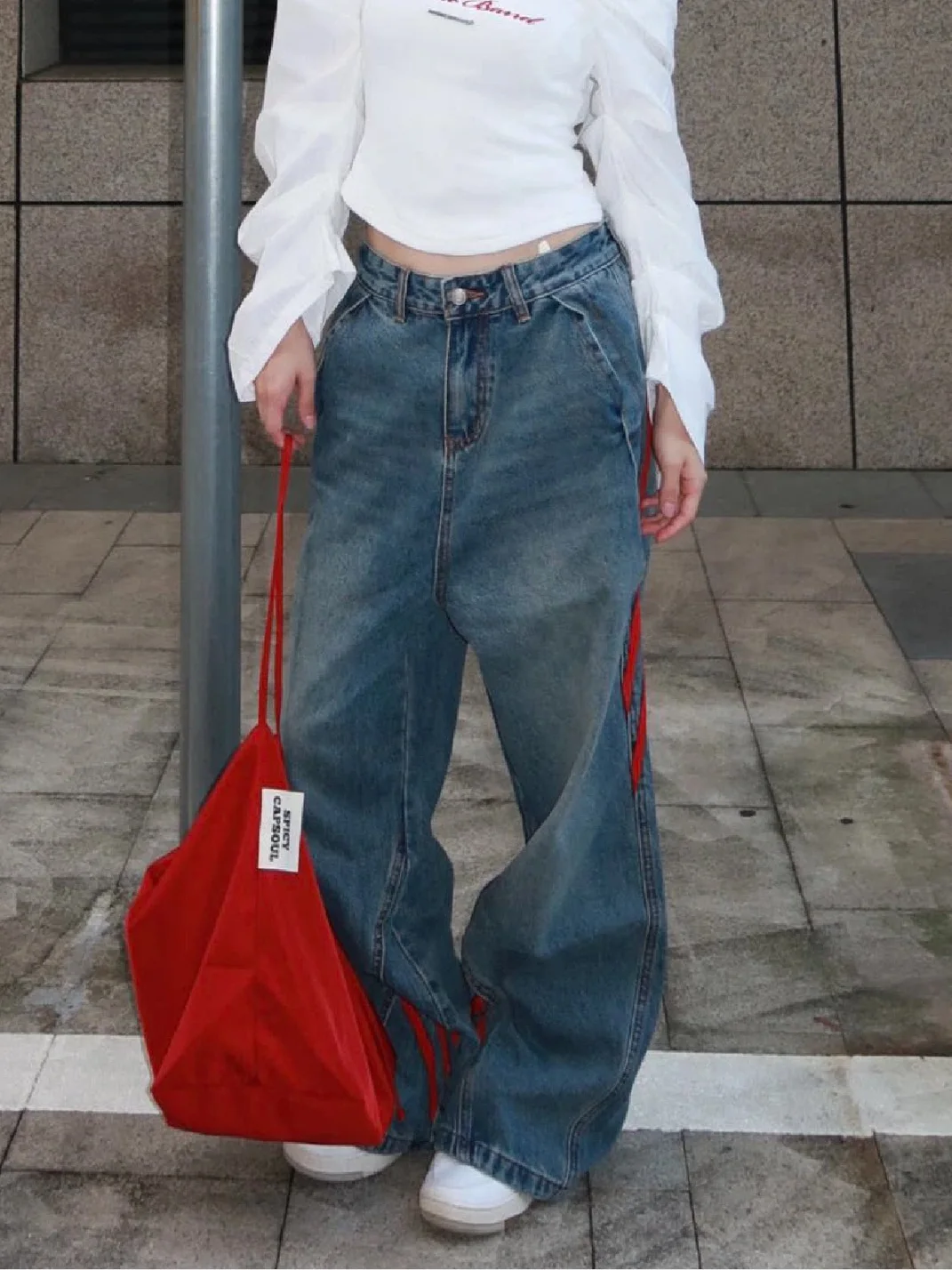 SpicyCapSoul | Minimalist Large Capacity Slouchy Shoulder Tote Bag