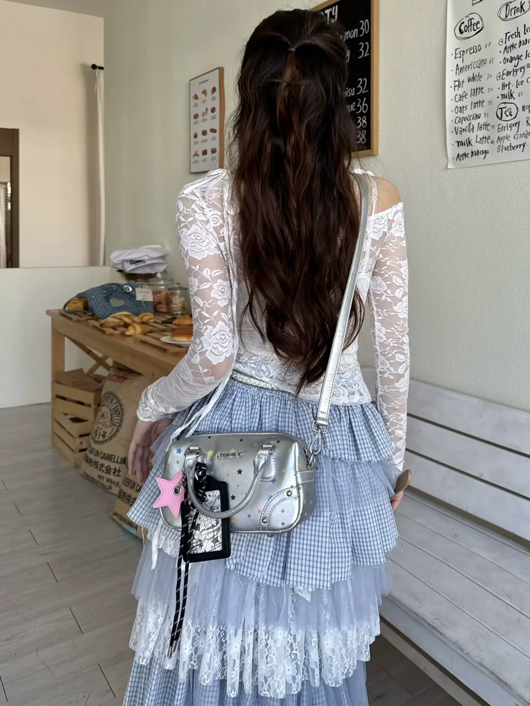 CULTIVATOR | Star Print Mini Boston Crossbody Bag