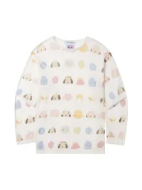 OhTODOG | Loose Dog Print Long Sleeve T-Shirt