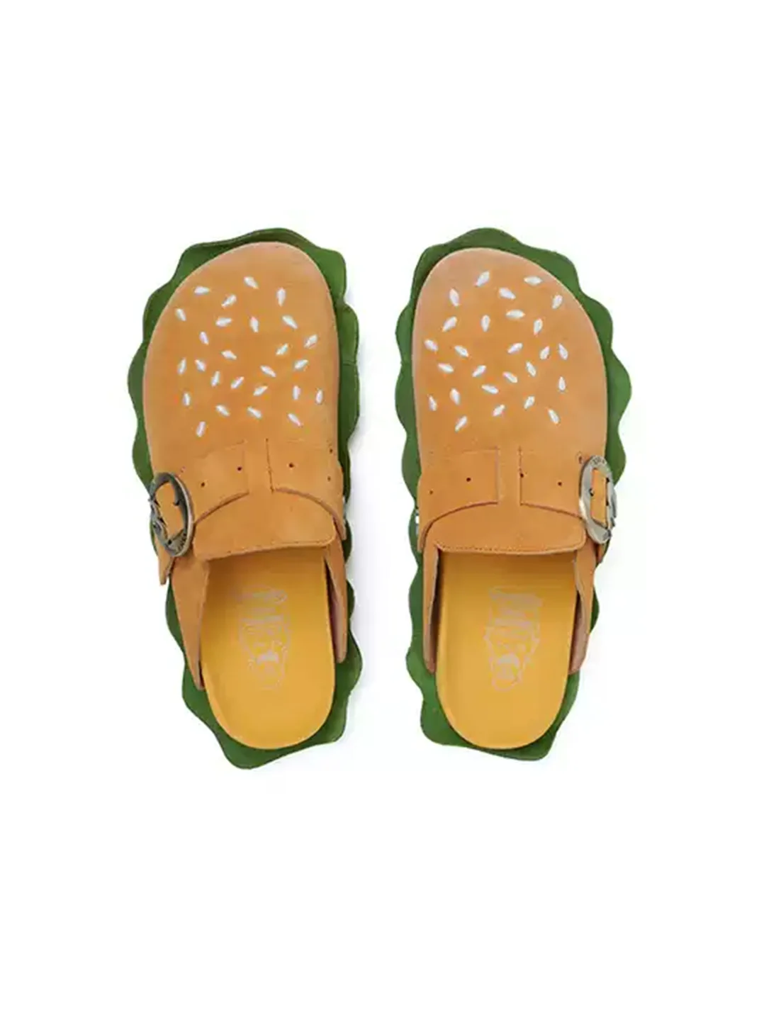 BBIMP | Burger Closed-Toe Platform Slippers