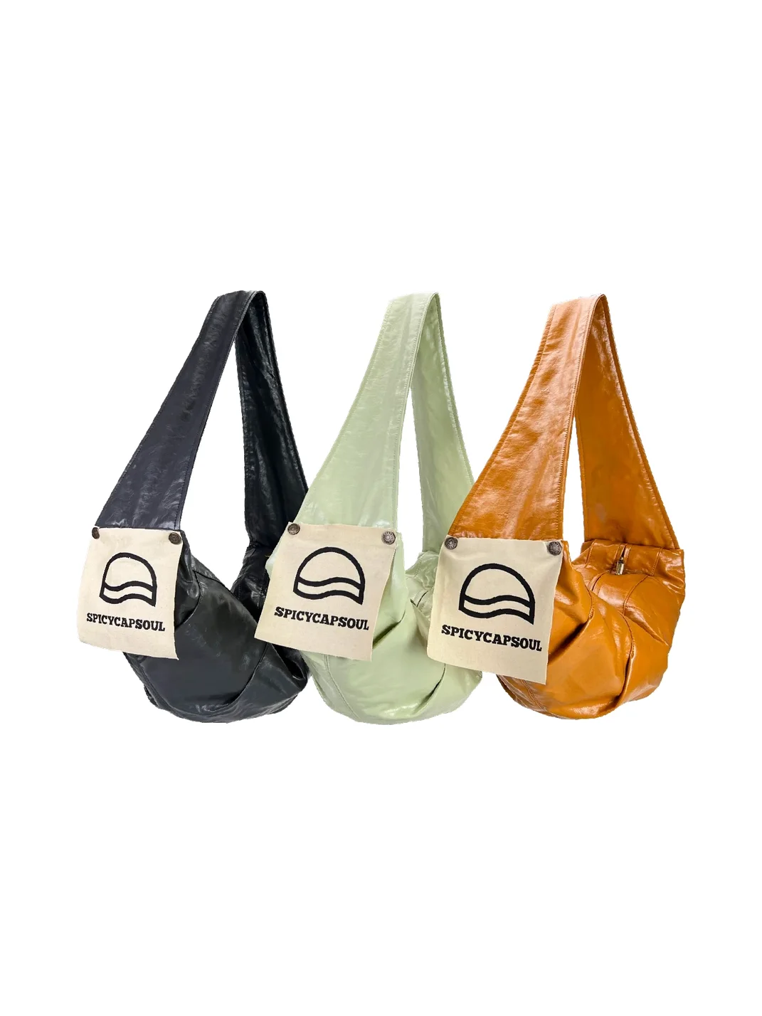 SpicyCapSoul | Vintage Waterproof Croissant Crossbody Shoulder Bag
