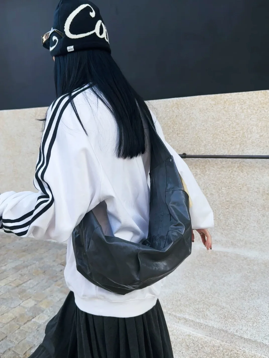 SpicyCapSoul | Vintage Waterproof Croissant Crossbody Shoulder Bag