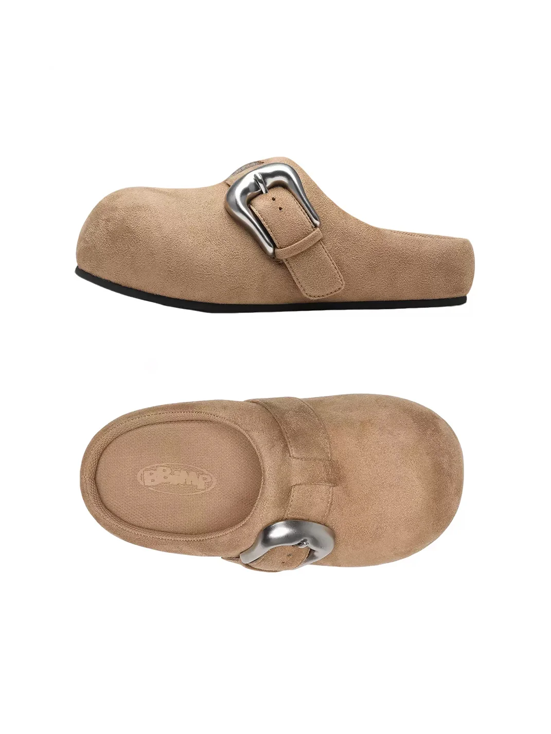 BBIMP | Closed-Toe Buckle Mule Slippers