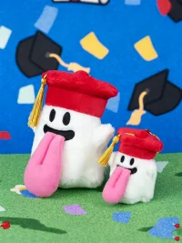 GRAF | Graduation Cap Ghost Plush Bag Charm