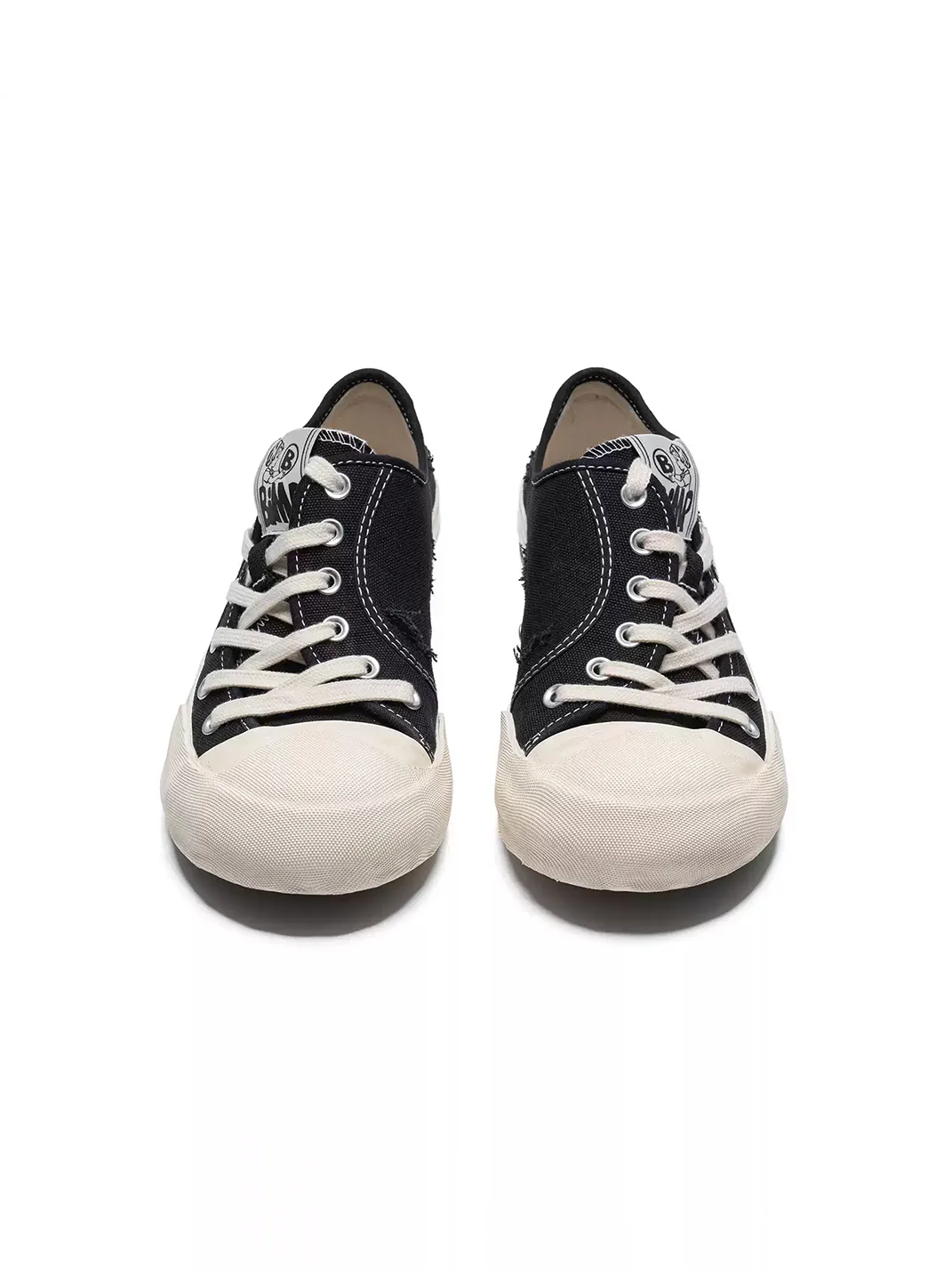 BBIMP | Distressed Low-Top Canvas Sneakers