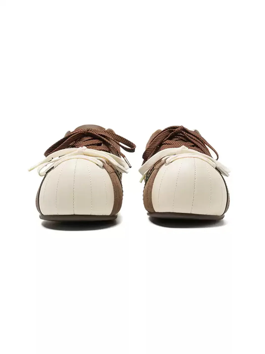 BBIMP | Retro Shadow Mocha Cartoon Shell-Toe Skate Sneakers