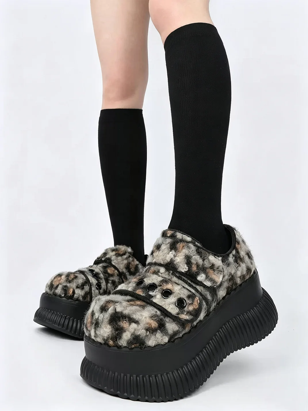 Puppet show | Leopard Print Platform Shoes